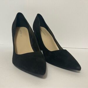 Marc Fisher black pointy toe heels shoes 10M